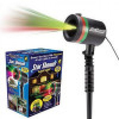 Лазерный проектор для Рождества Star Shower Laser Light