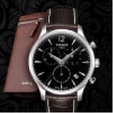 Комплект часы Tissot и портмоне Baellerry